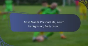 Aissa Mandi: Personal life, Youth background, Early career